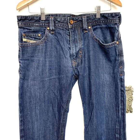 DIESEL ® THAVAR Slim-Skinny Jeans Mens W31 L32 0880G  Zip Fly Denim 100% Cotton - Picture 1 of 11